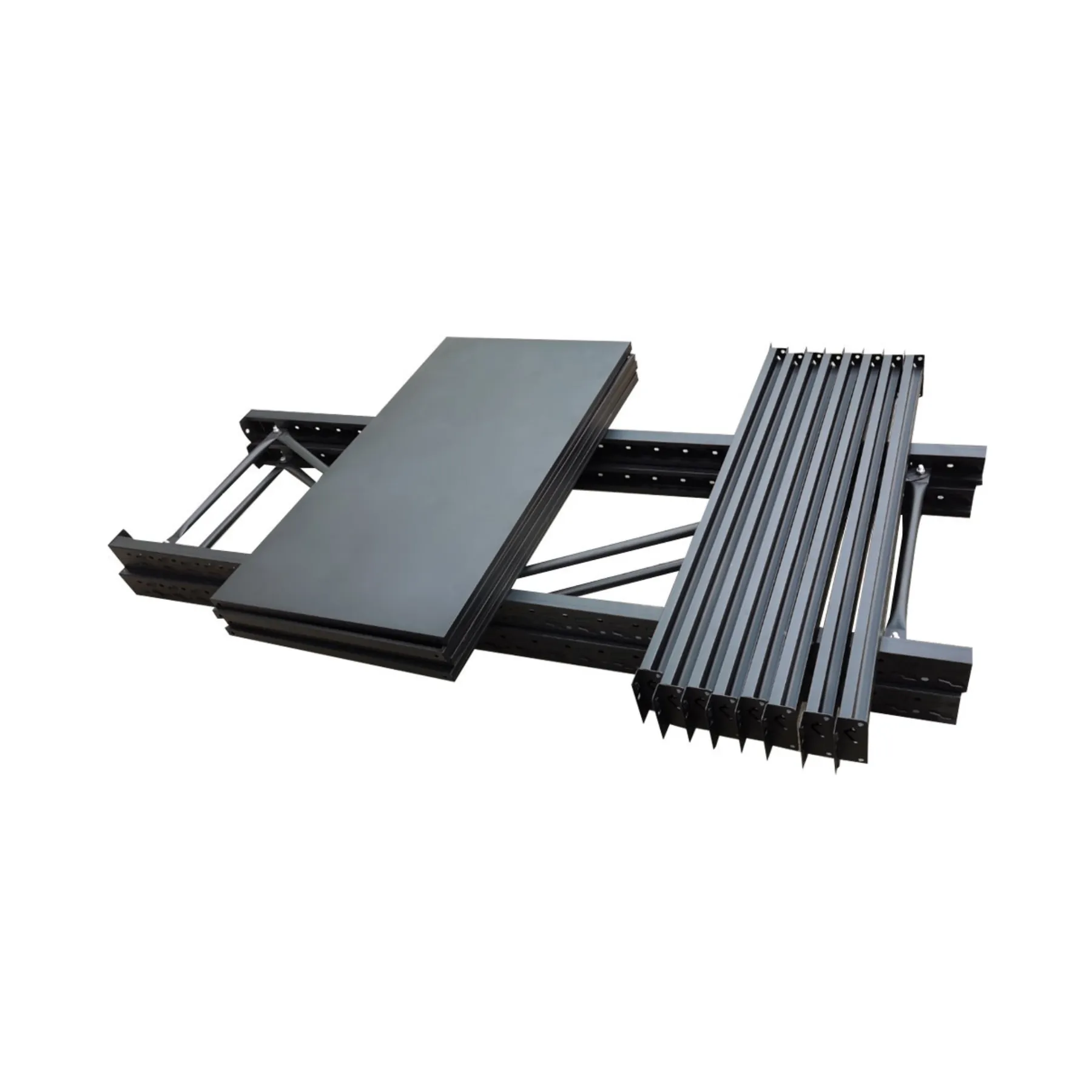 2 Bay Longspan Shelving 2000H x 4000W x 600D Black view 5