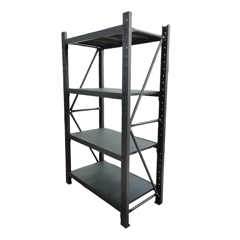 1 Bay Longspan Shelving 1500H x 1200W x 600D Black