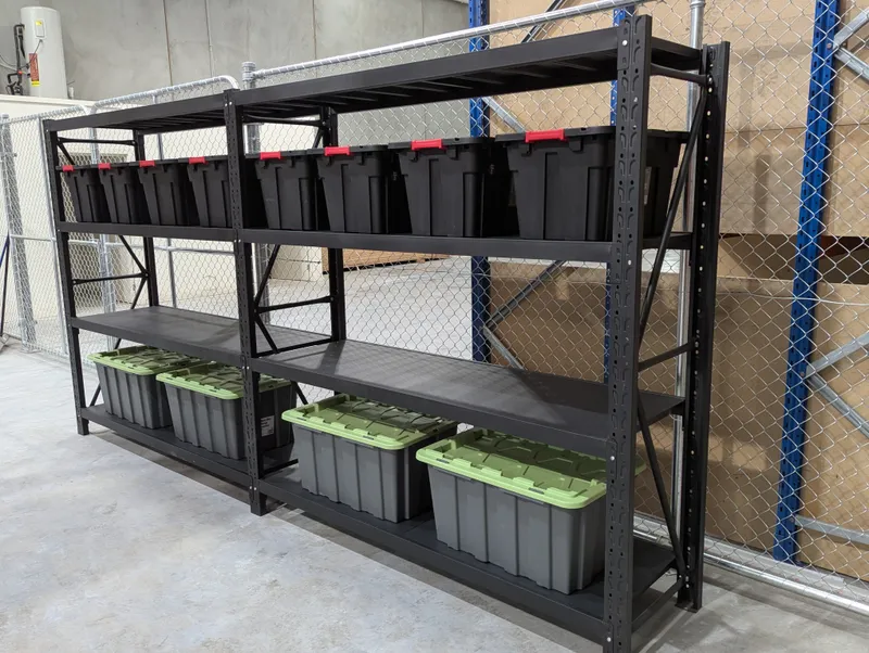 Organized storage space