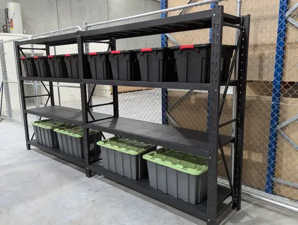 Organized storage space