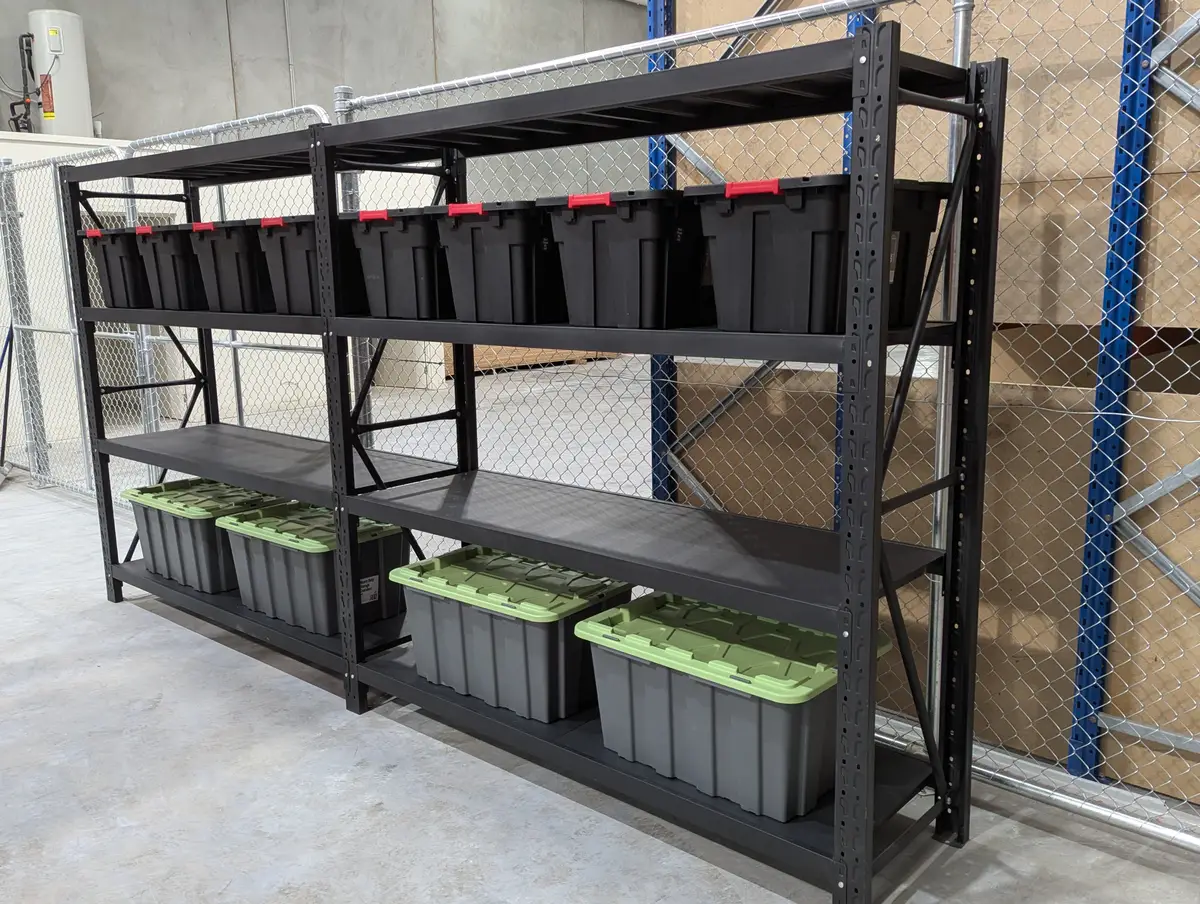 Organized storage space