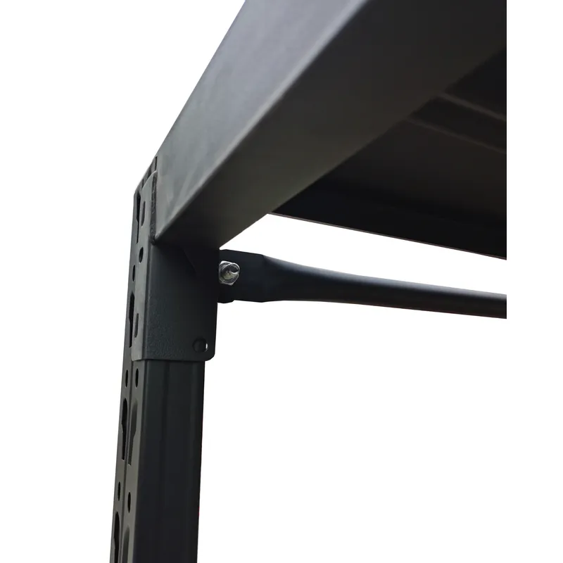 2 Bay Longspan Shelving 2000H x 4000W x 600D Black view 2